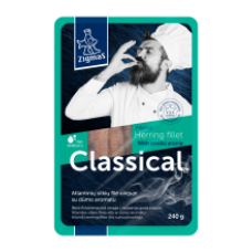 Zigmas - Classic Smoked Herring Fillet in Oil 240g