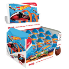 Zaini - Milk Chocolate eggs Hot Wheels 20g