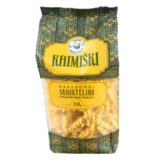 Zarasu Paukstynas - Kaimiski Sraigteliai Pasta 250g