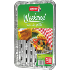 Oskar - Foil BBQ Tray (3pcs)