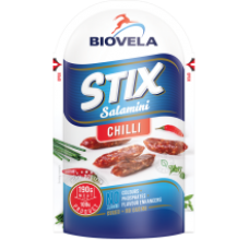 Biovela - STIX Salamini, Chili 80g