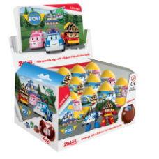 Zaini - Milk Chocolate eggs Robocar 20g