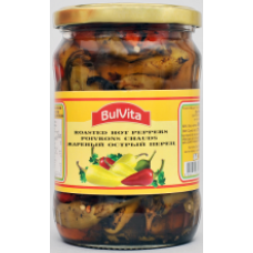 Bulvita - Roasted Hot Peppers 580g
