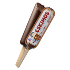 Eskimo - Chocolate Premium Ice Cream on Stick in Chocolate Glaze Hand Wraped 110ml