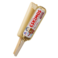 Eskimo - Vanilla Premium Ice Cream on Stick in White Glaze Hand Wraped 110ml