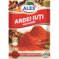Alex - Chopped Hot Peppers 8g / Ardei iuti maruntiti