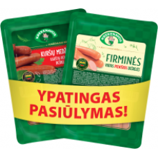 Krekenavos - Cooked and Hot Smoked Frankfurters Set 1.32 kg