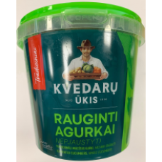 Kvedaru ukis - Sour Cucumbers in Bucket 600g