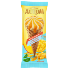 Aurum - Mango Ice Cream with Mango in Cone 150ml