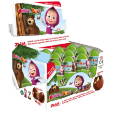 Zaini - Milk Chocolate Eggs Masha&The Bear 20g
