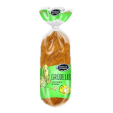Baltasis Pyragas - Long Loaf Bread Grudelis with Sunflower Seeds and Spices 350g