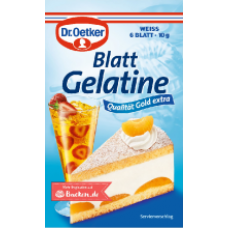 Dr.Oetker - Gelatin Leaves  / Gelatina foi 10g
