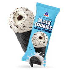 Eskimo - Cone Black Biscuits Ice Cream 70g