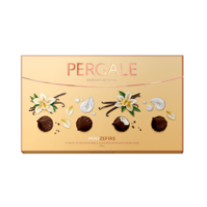 Pergale - Marshmallows Vanilla Flavour with Cacao Glaze (mini) 168g