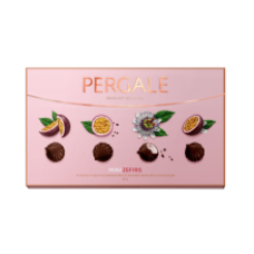 Pergale - Marshmallows Passion Fruit Flavour with Cacao Glaze (mini) 168g