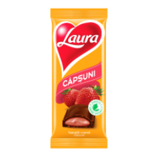 Kandia - Milk Chocolate with Strawberries Laura 92g
