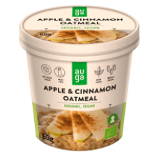 Auga Organic - Oatmeal with Apples and Cinnamon 60g