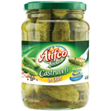 Atifco - Cucumbers in Vinegar 3-6cm / Castraveti in Otet 3-6cm 720g