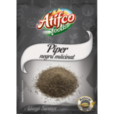 Atifco - Grinde Black Pepper / Piper Negru Macinat 17g