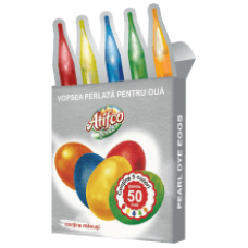 Atifco - Pearl Eggs Dye for 50 Eggs / Vopsea Perlata Pentru Oua 50 Oua