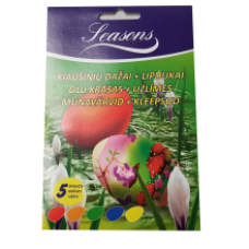 Aveka - 6 Stickers and 5 Colors for Eggs