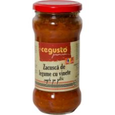Conservfruct - Zacusca with Roasted Egg Plants / Zacusca de Legume cu Vinete Coapte 350g