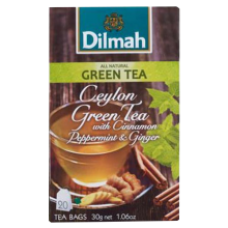 Dilmah - Cinnamon-Peppermint-Ginger Green Tea 20x1.5g