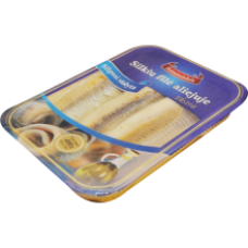 Edega - Salted Skinless Herring Fillet in Oil 400g