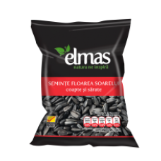 Elmas - Salted & Roasted Black Sunflower Seeds / Seminte Floarea Soarelui Negre Coapte Sare 200g