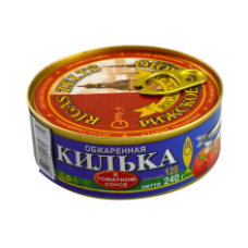 Gamma-A - Fried Sprats in Tomato Sauce 240g (Key)