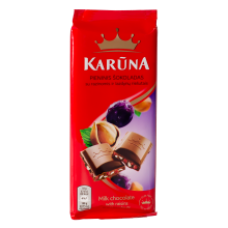 Karuna - Milk Chocolate with Raisins and Nuts 90g