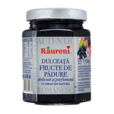 Raureni - Wild Berries Jam / Dulceata de Fructe de Padure 250g