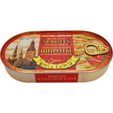 Gamma-A - Sprats in Tomato Sauce 190g (Key)