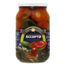 Teshchiny Recepty - Assorti Tomatoes and Cucumbers 900ml