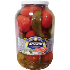 Teshchiny Recepty - Assorti Tomatoes and Cucumbers 3.72L