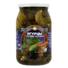 Teshchiny Recepty - Po Kubanski Cucumbers 900ml
